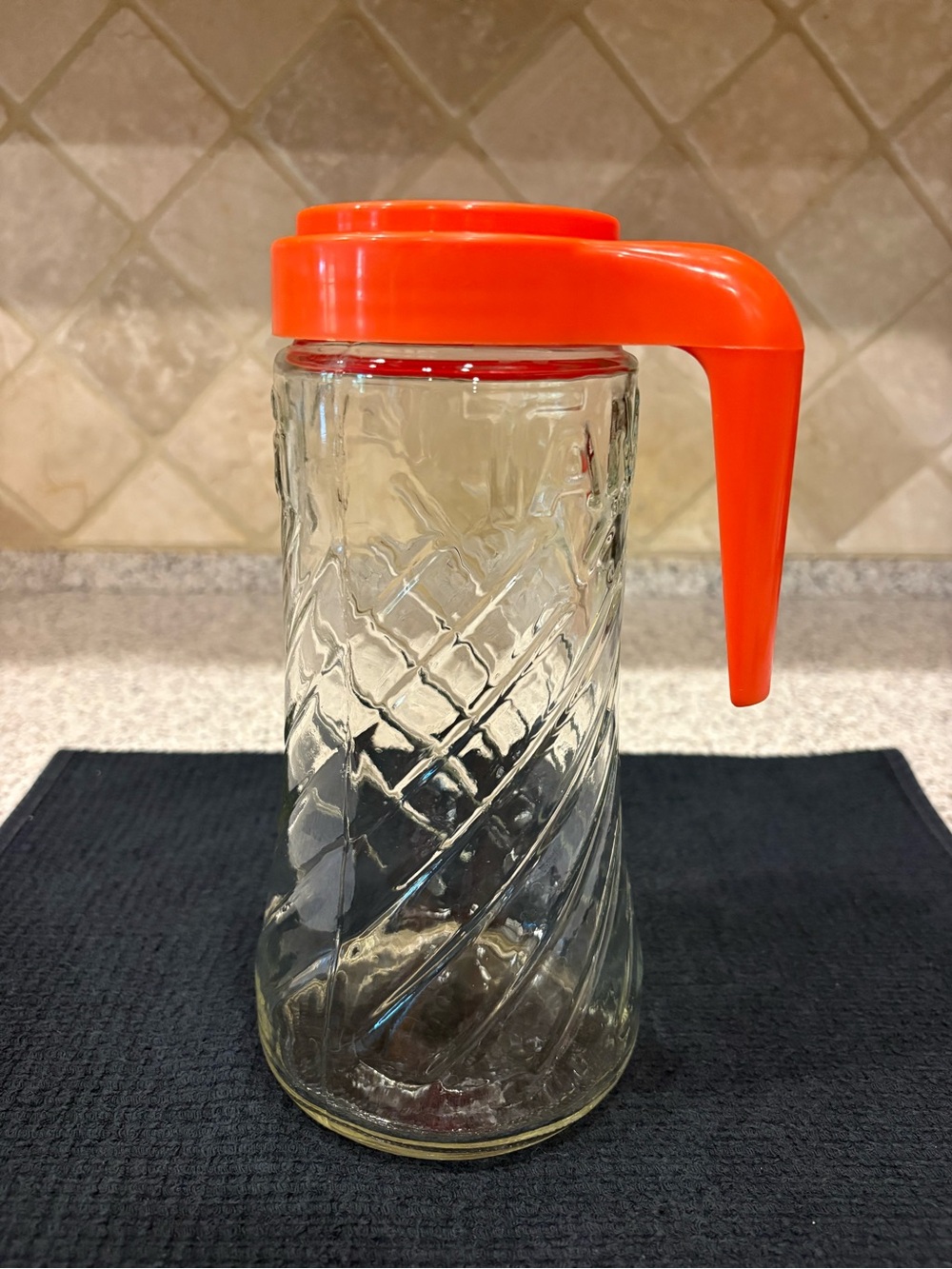 Vintage Anchor Hocking Tang Pitcher from the 1960s or 1970s